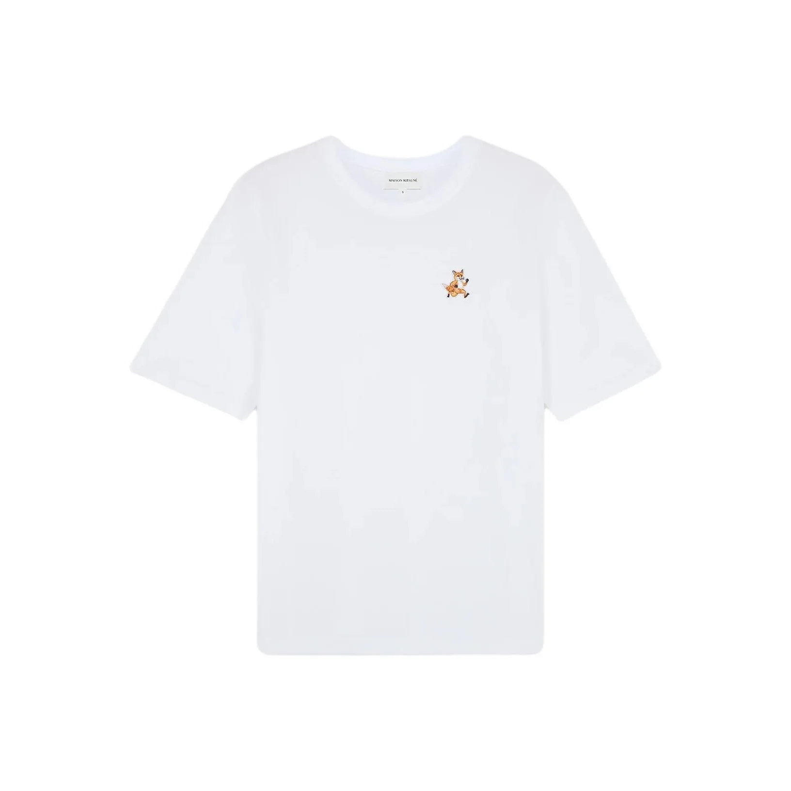 Maison Kitsuné Speedy Fox Patch Crewneck T Shirt