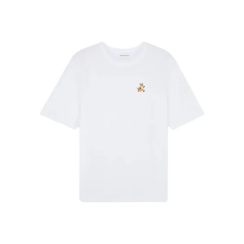 Maison Kitsune Белые Женские Футболки