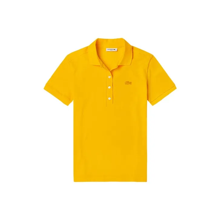 LACOSTE Поло Женское Желтое