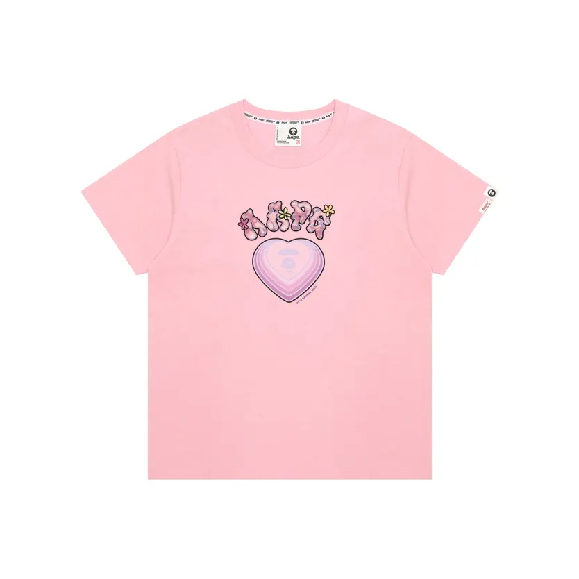 Aape By *A Bathing APE® Logo print T shirt