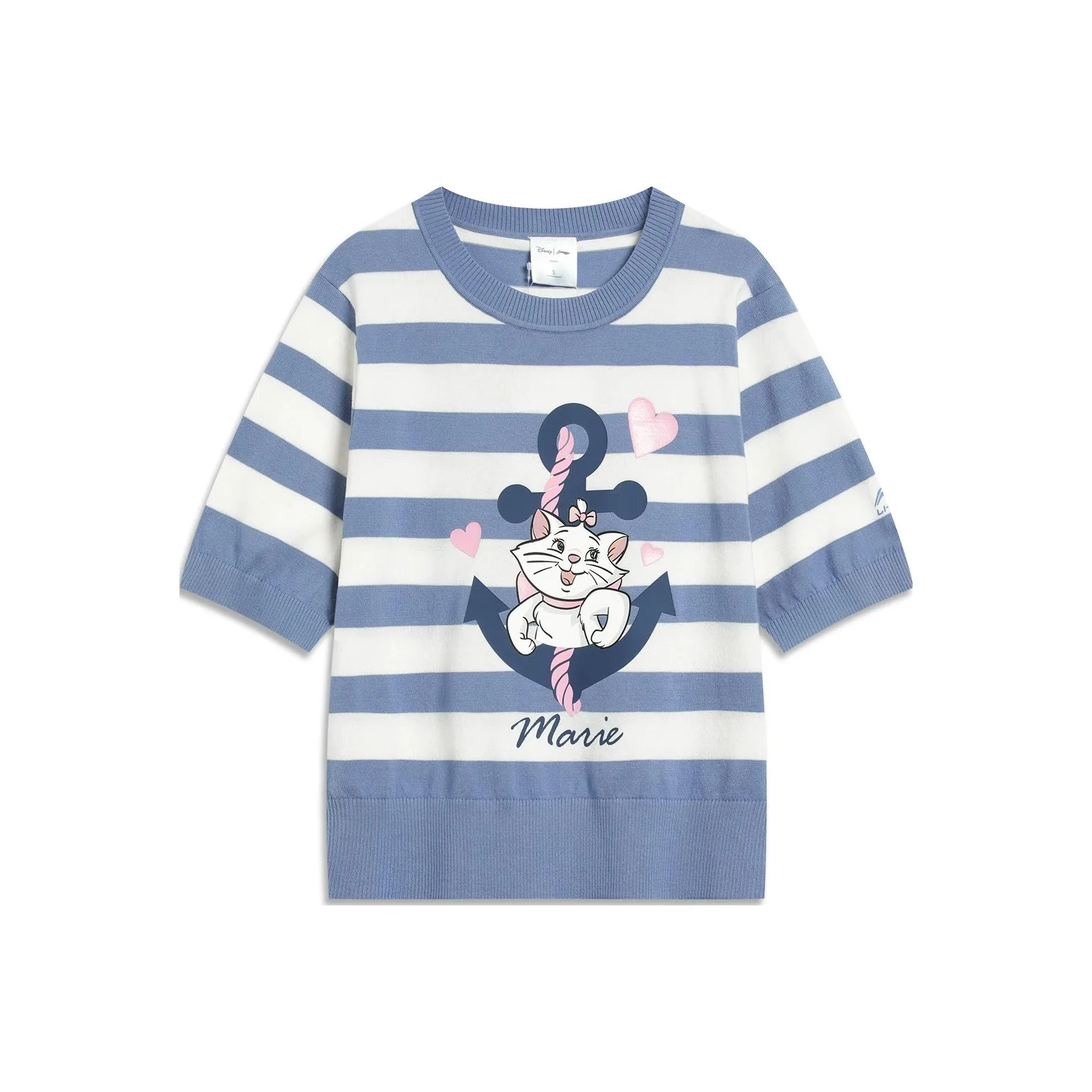Disney X LINING T Shirts Women's Ecru Home Blue