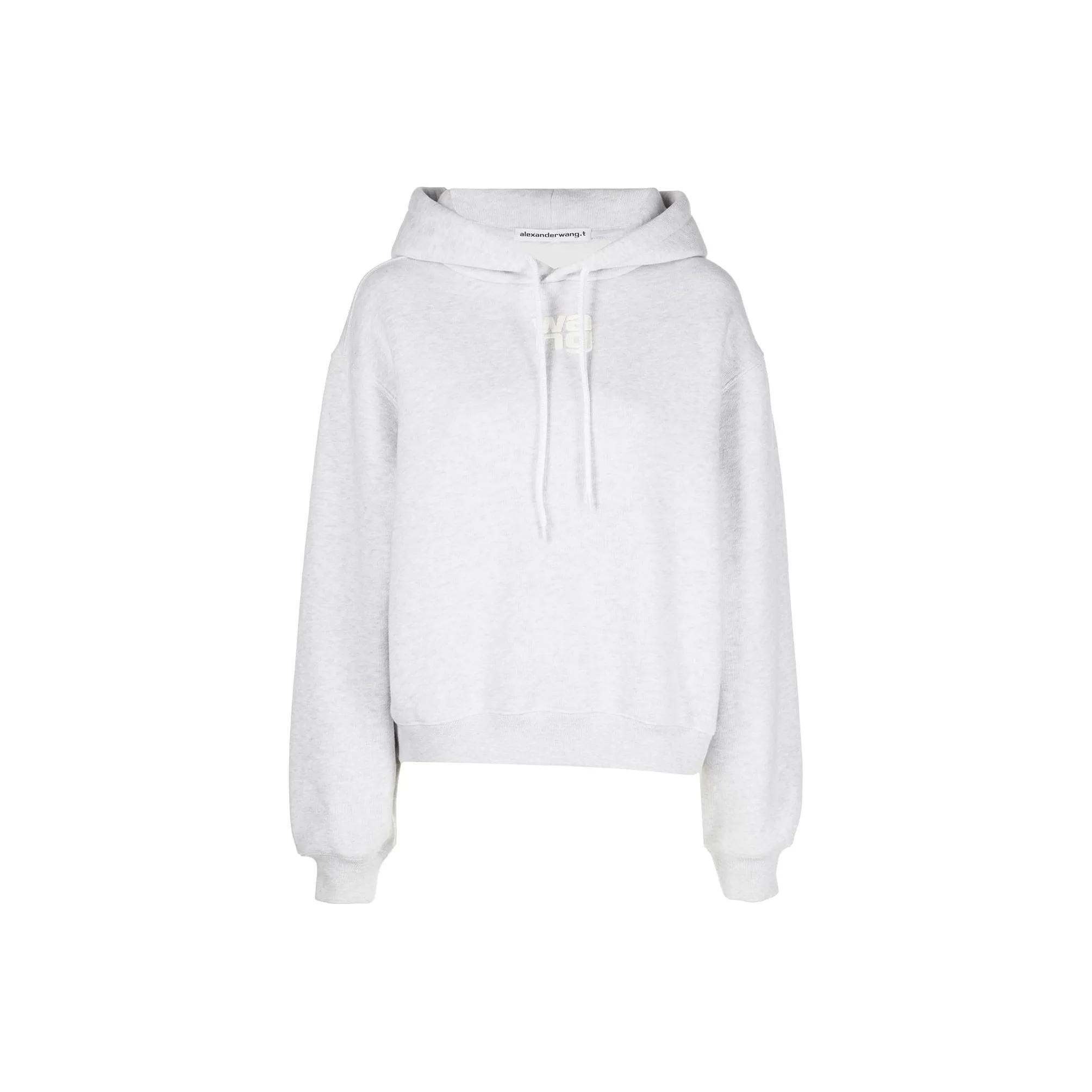 T By Alexander Wang Logo Printed Drawstring Hoodie