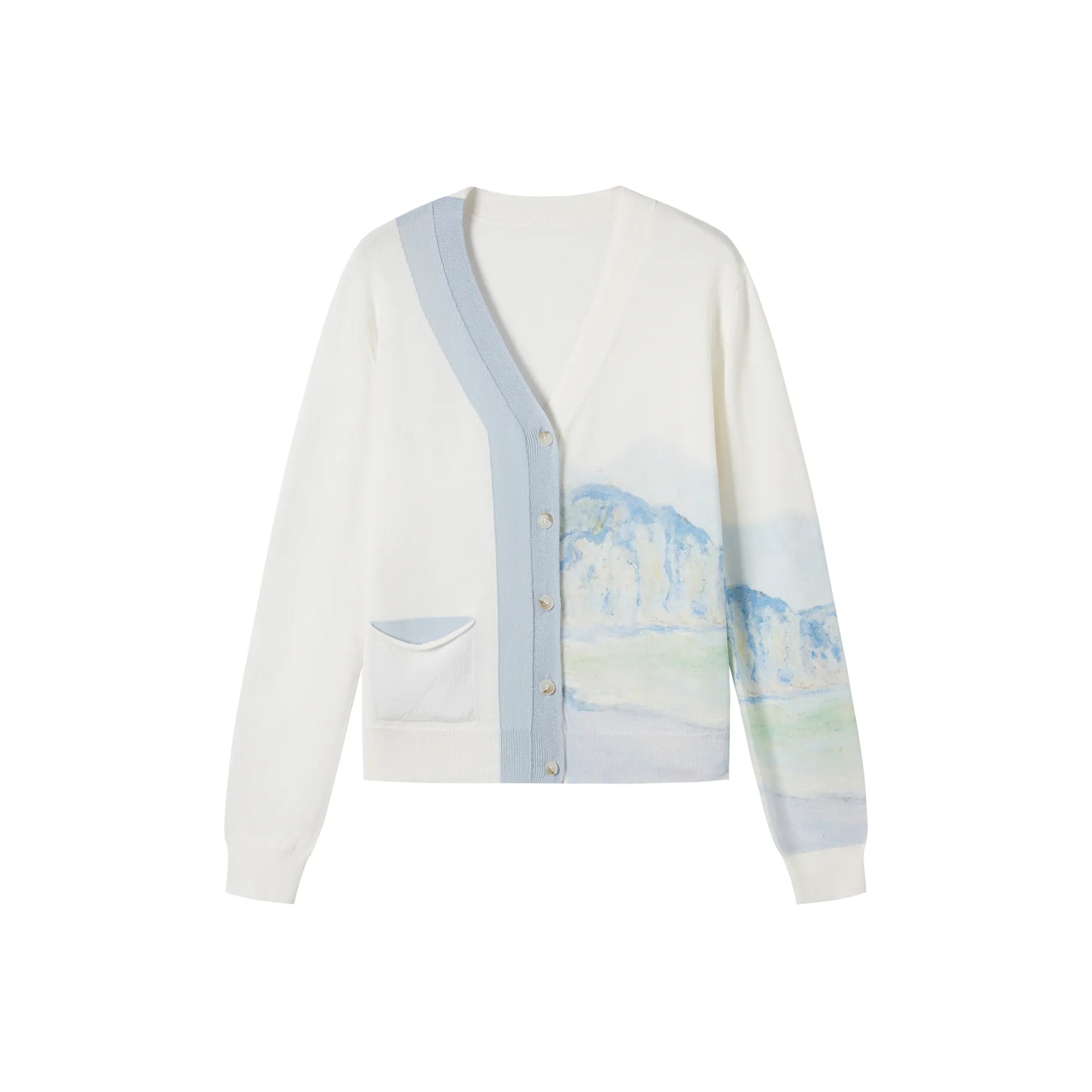 DIALOGUE Свитер Женские Ландшафт с принтом