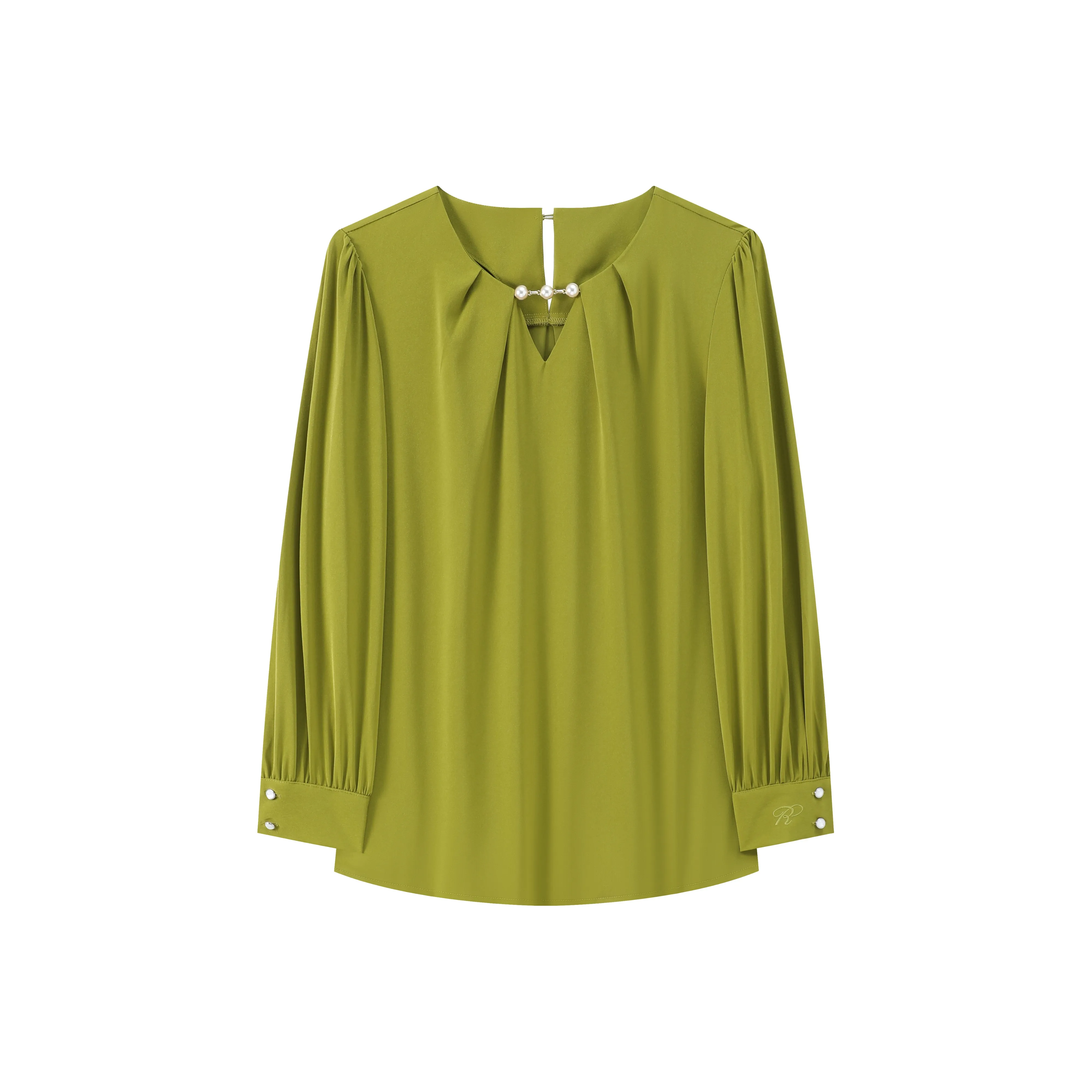 Romon Армейский зеленый Женские Рубашки