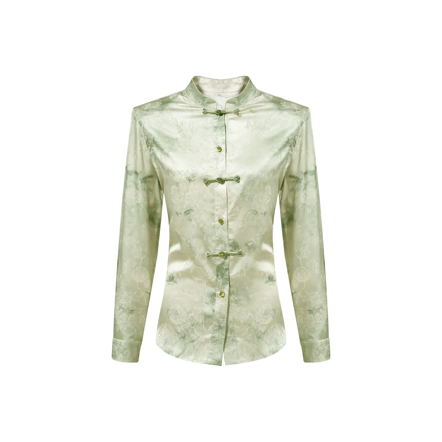 THE SEA LIFE Рубашка Женская Жадеит Зеленый