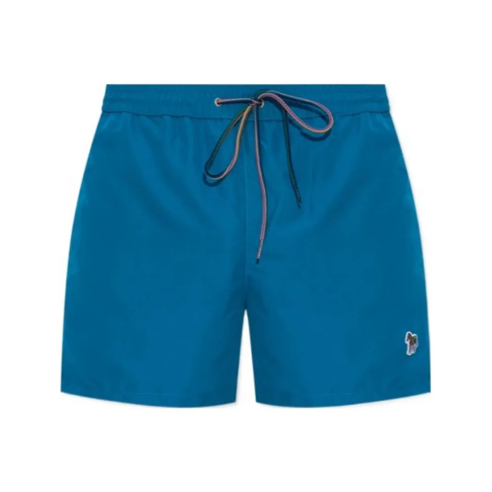 Paul Smith Zebra Embroidered Drawstring Swim Shorts
