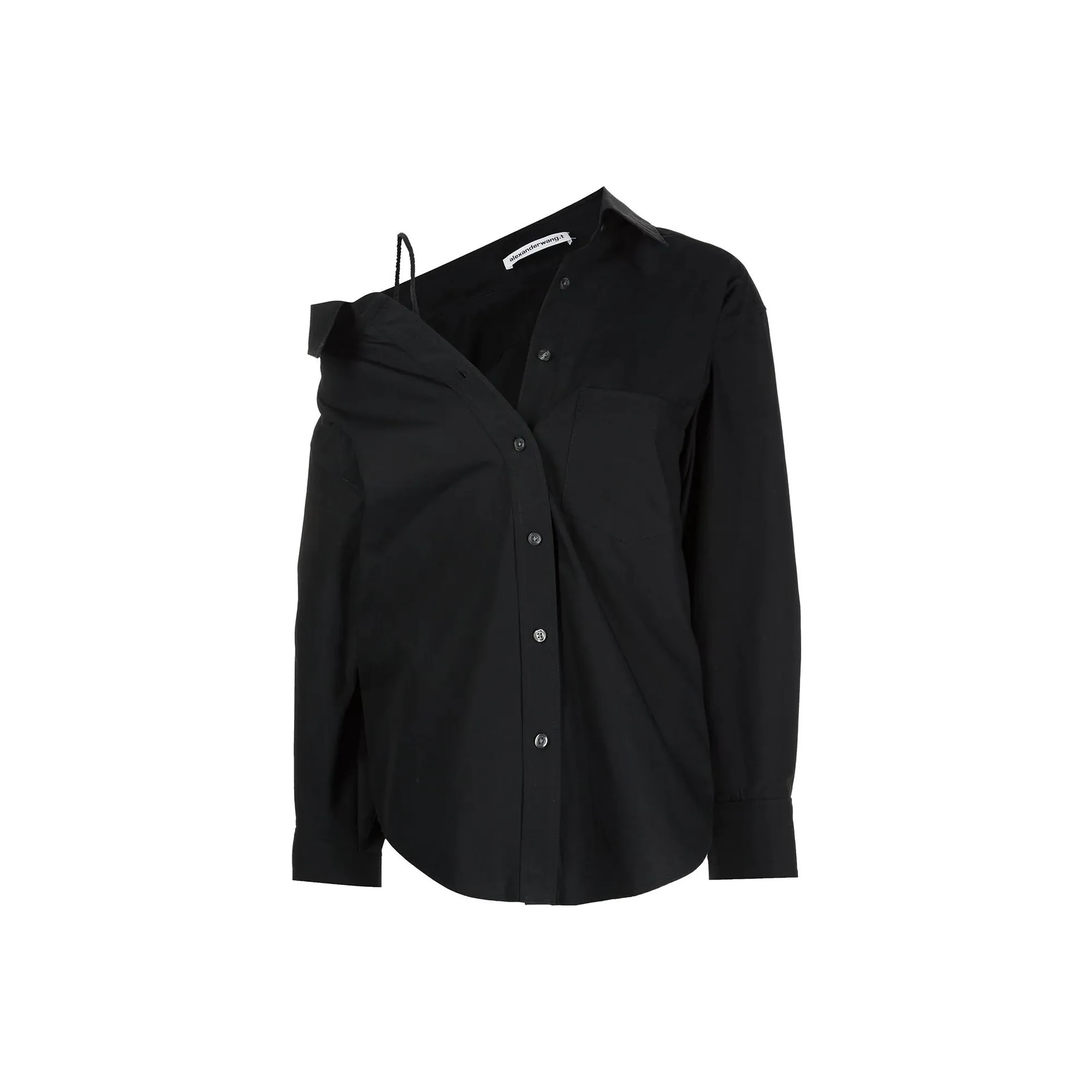 alexander wang SS22 Open-Back Detail Buttoned Shirt