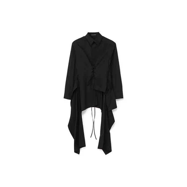 Yohji Yamamoto Asymmetric-Designed Long-Sleeved Blazer