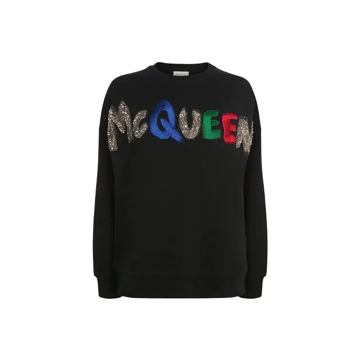 Alexander McQueen Черные Женские Свитшоты