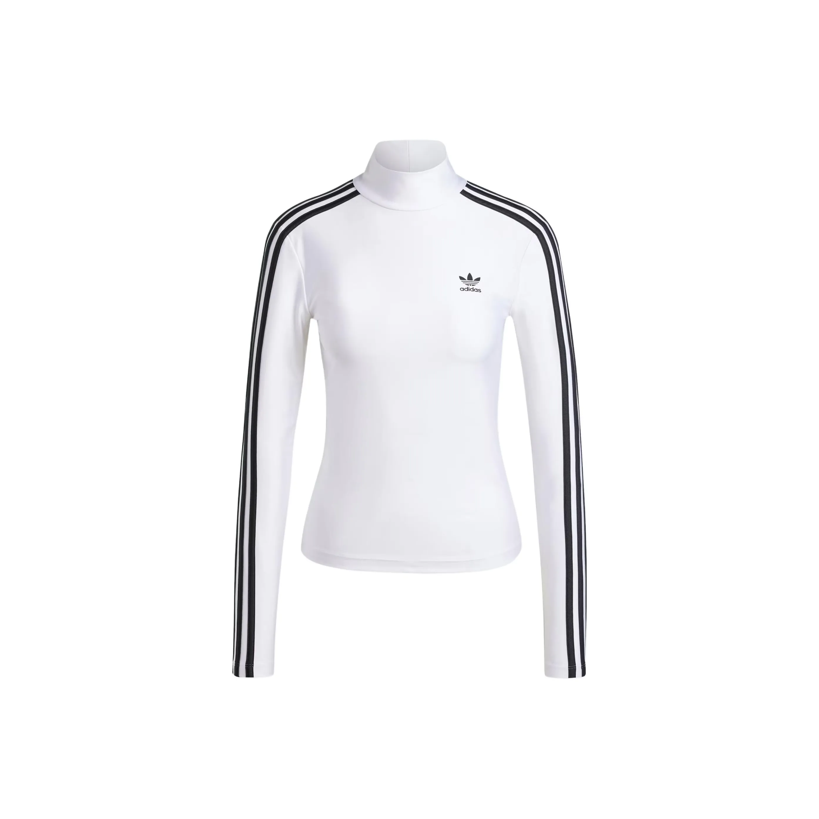 Adidas Originals Adicolor 3 Stripes Turtleneck Long Sleeve Tee