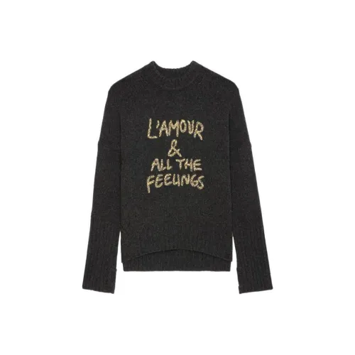Zadig & Voltaire Серые Женские Свитеры