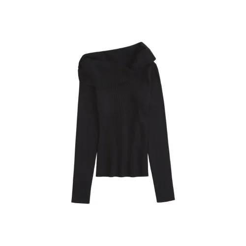 Abercrombie＆Fitch Черные Женские Свитеры