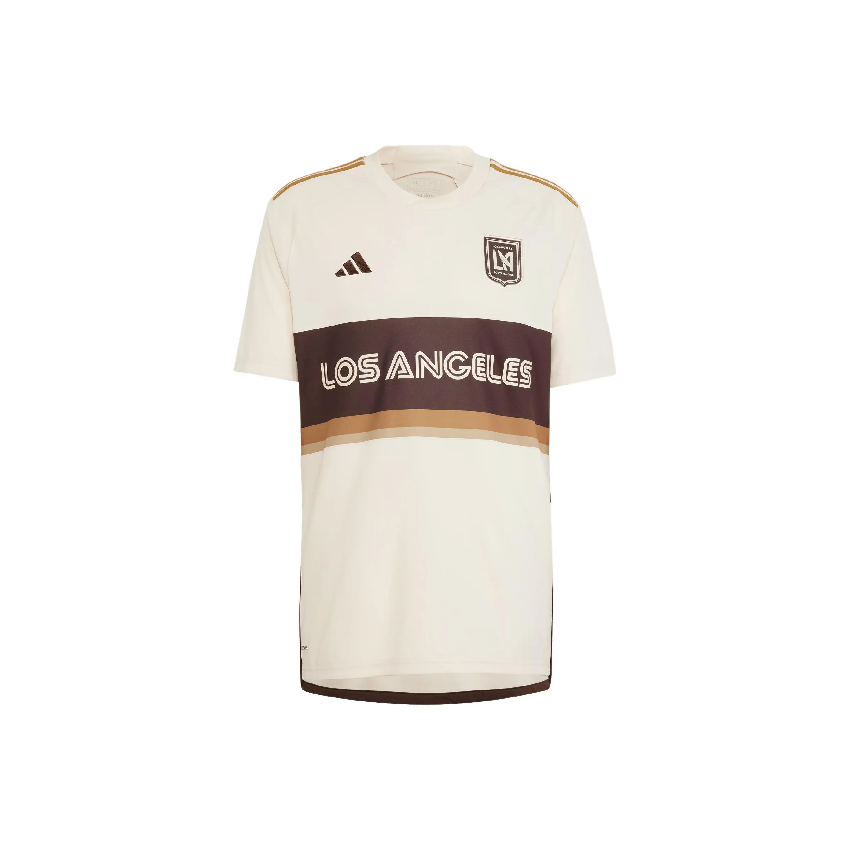Adidas Los Angeles FC 24/25 THIRD Soccer Jersey Men's Linen Brown