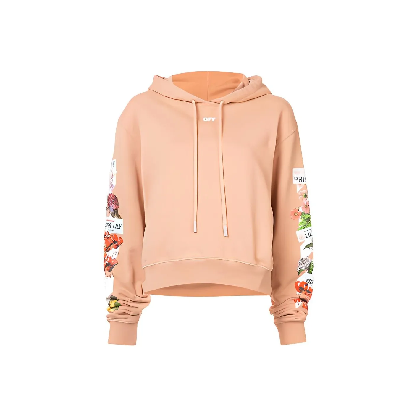 Off Белый Ss20 Розовый Женские Свитшоты