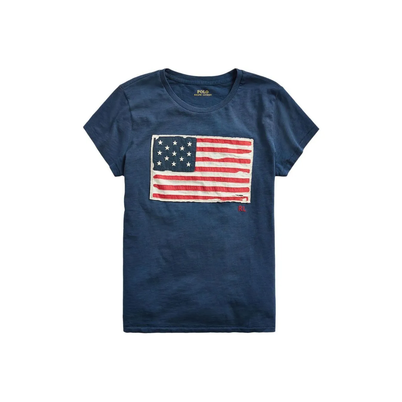 Polo Ralph Lauren Flag appliqué T shirt