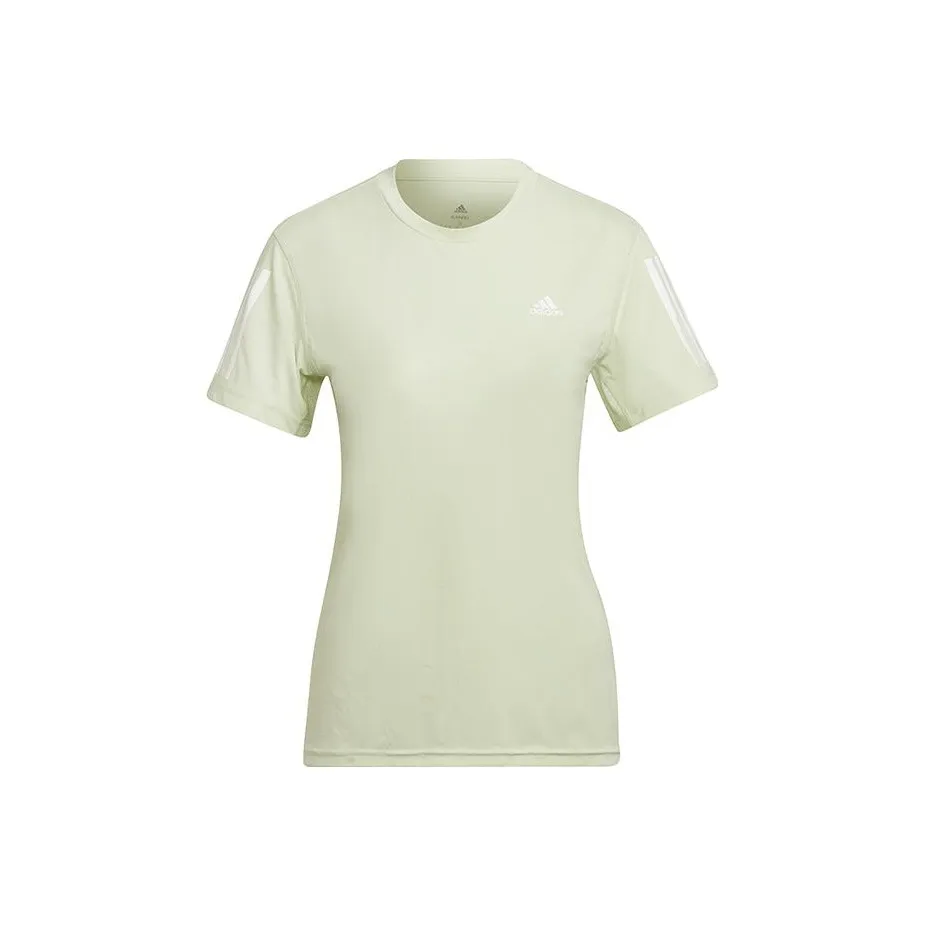 Adidas Set in Sleeve T Shirt Women's Lime Green