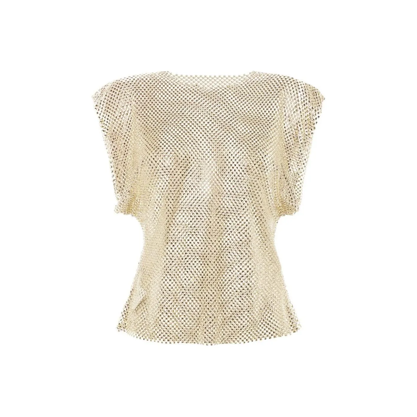 PHILOSOPHY DI LORENZO SERAFINI Embellished Sheer Sleeveless Blouse