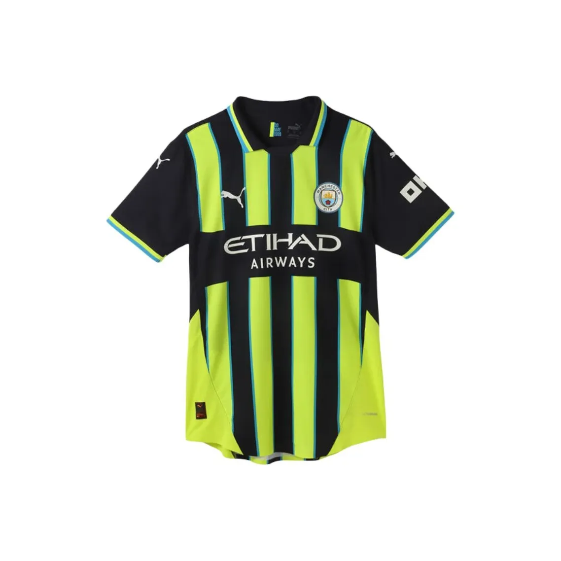 PUMA MCFCaway Аутентичный Джерси с упаковкой Футбол Джерси Мужской Морской синий Желтый