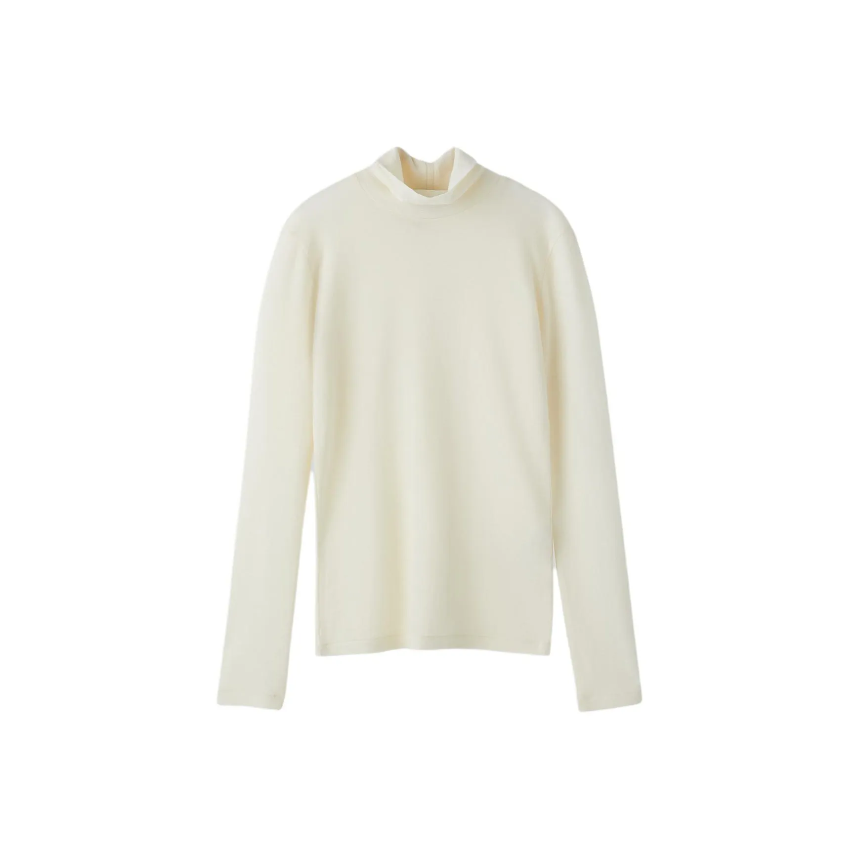 RECTO FW24 Покрытие Rc Жаккард Логотип Черепаха Шея Топ Свитер Женские Крем Крем