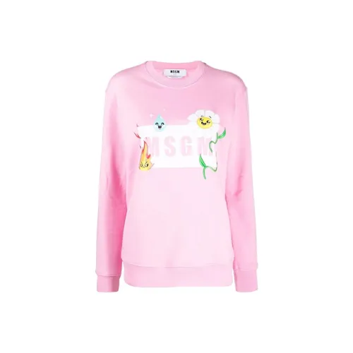 MSGM Розовые Женские Свитшоты
