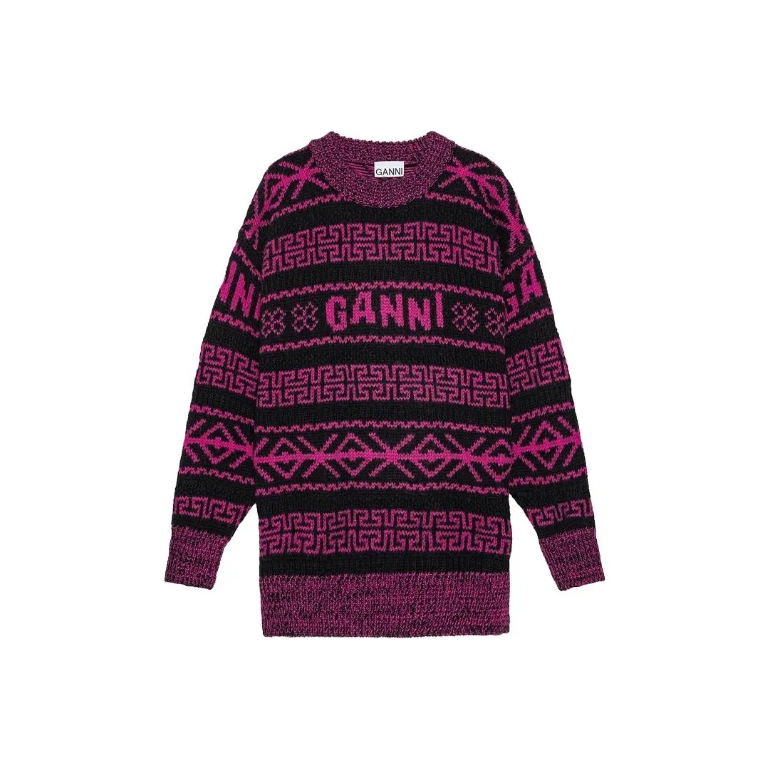GANNI FW23 Sweater Knitwear Women's Fiji Floral