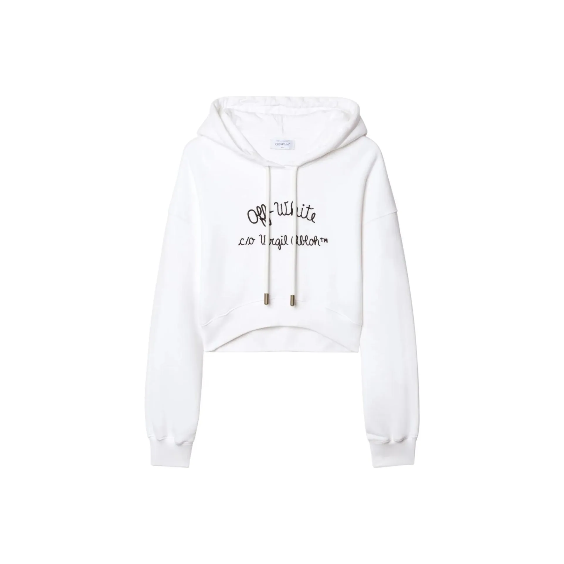 OFF WHITE Embroidered logo Hoodie