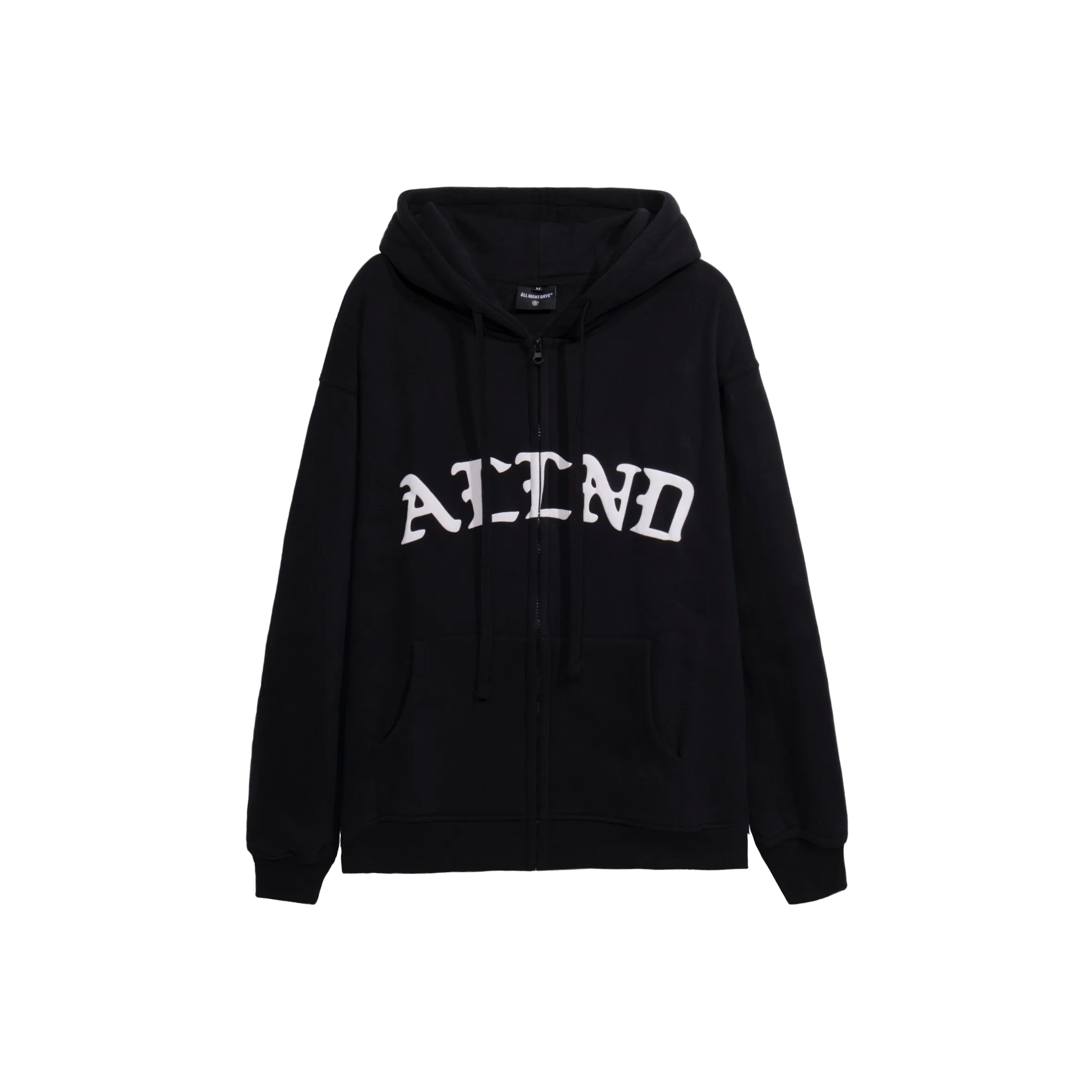 ALL NIGHT DAYS Hooded Loose Fit Sweatshirt Spring Fall Unisex