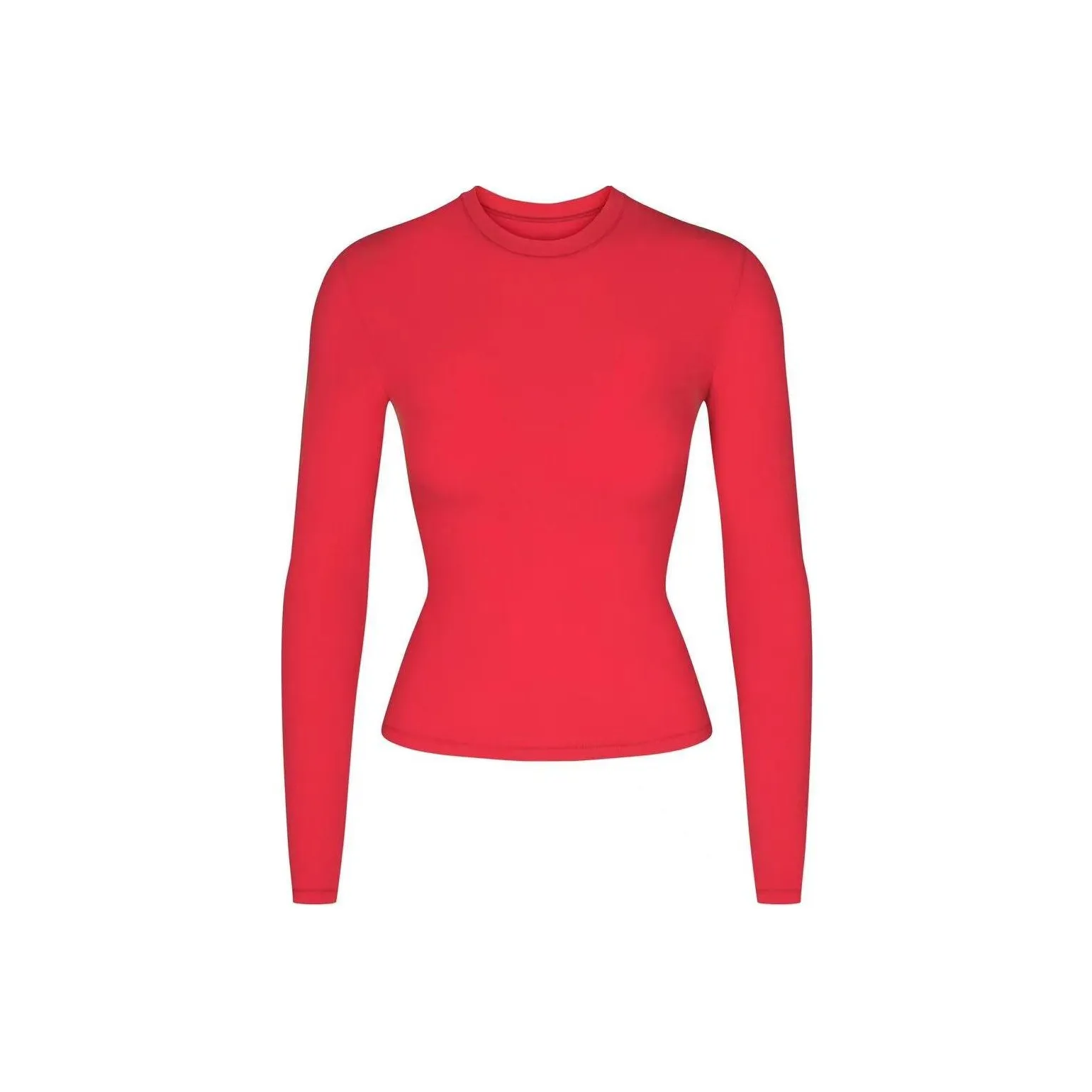 SKIMS COTTON Collection T-Shirt Женская Красная Красная