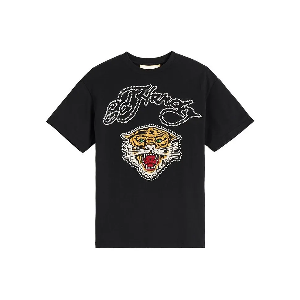 Ed Hardy SS24 T-Shirt Женская Черная