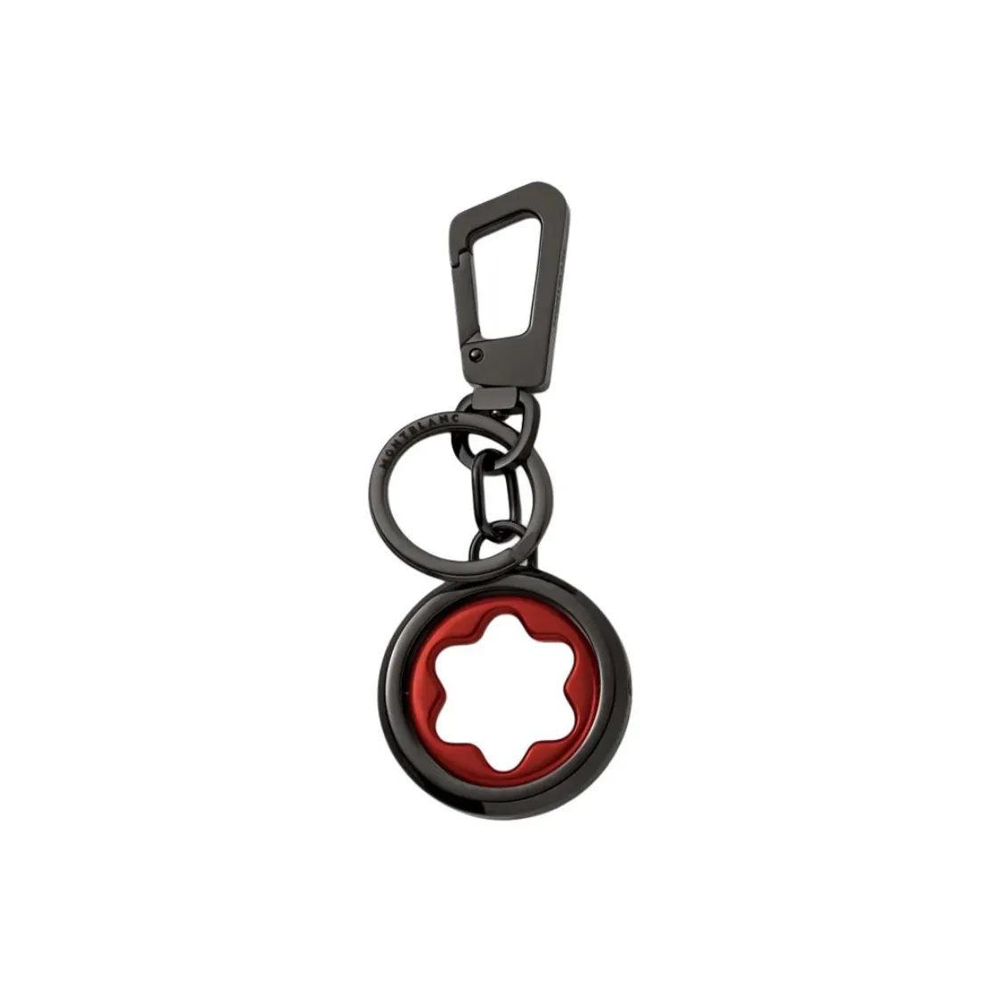 MONTBLANC Стальной Кожа Нержавеющая сталь Алюминий Латунь Брелоки Унисекс Черный