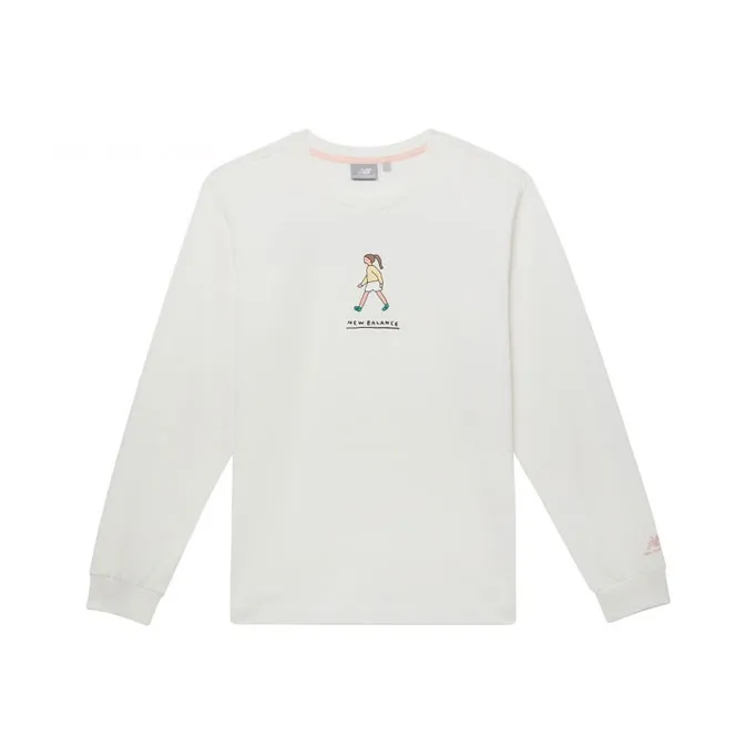 New Balance совместный бренд Толстовка Женская Белая