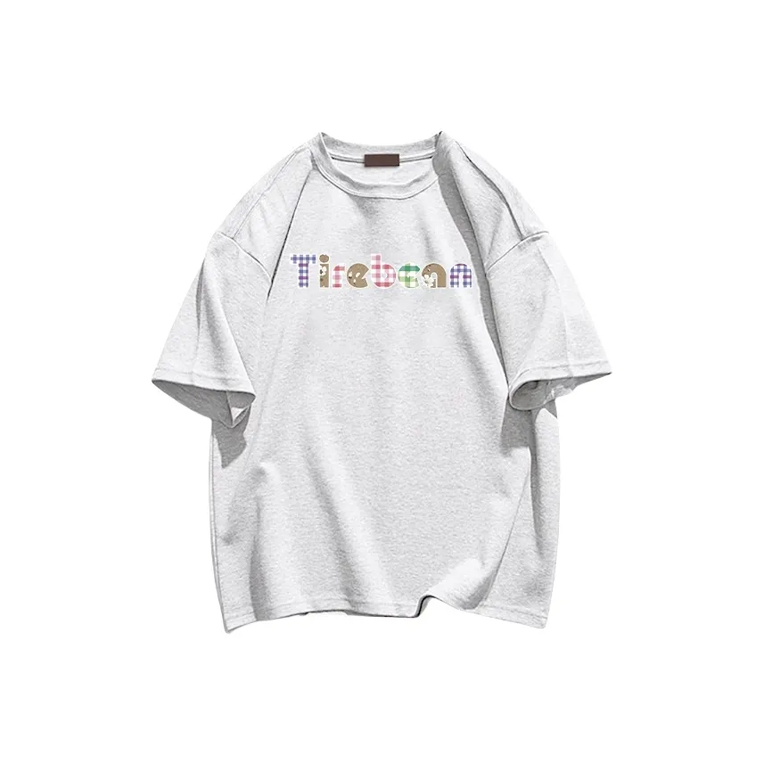 Cotton Shopping T Shirt Unisex White Gray