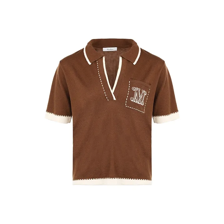 MaxMara Свободный крой Свитер Женский Коричневый