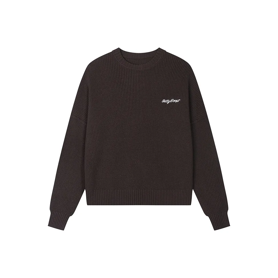 BETTY BOOP Sweaters Unisex Dark Coffee