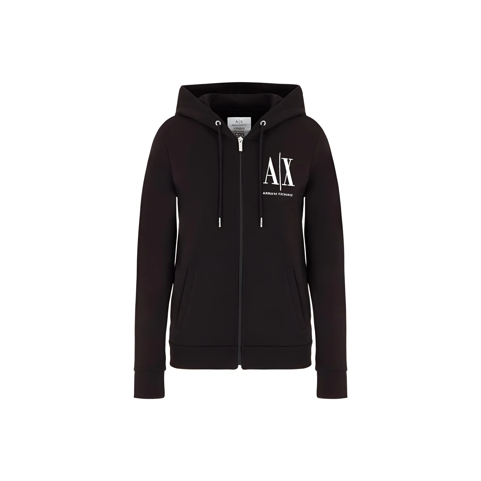 ARMANI EXCHANGE Logo print Zip up Hoodie