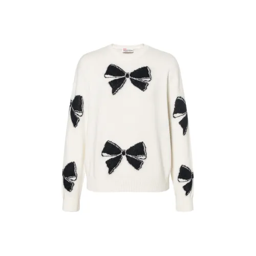 RED VALENTINO Белый Женские Кашемировые Свитеры