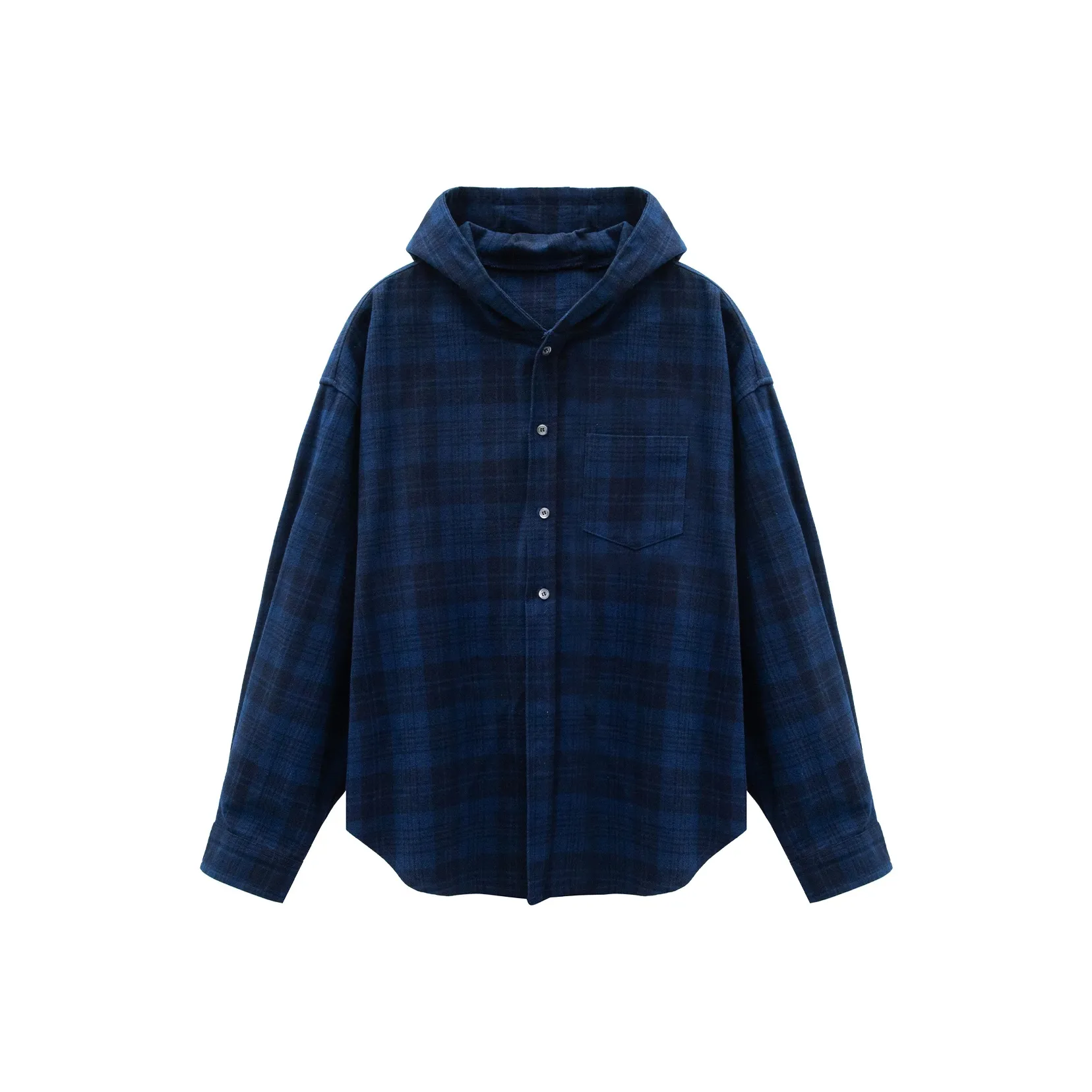 S123 Пыльно-голубой Мужская Рубашка