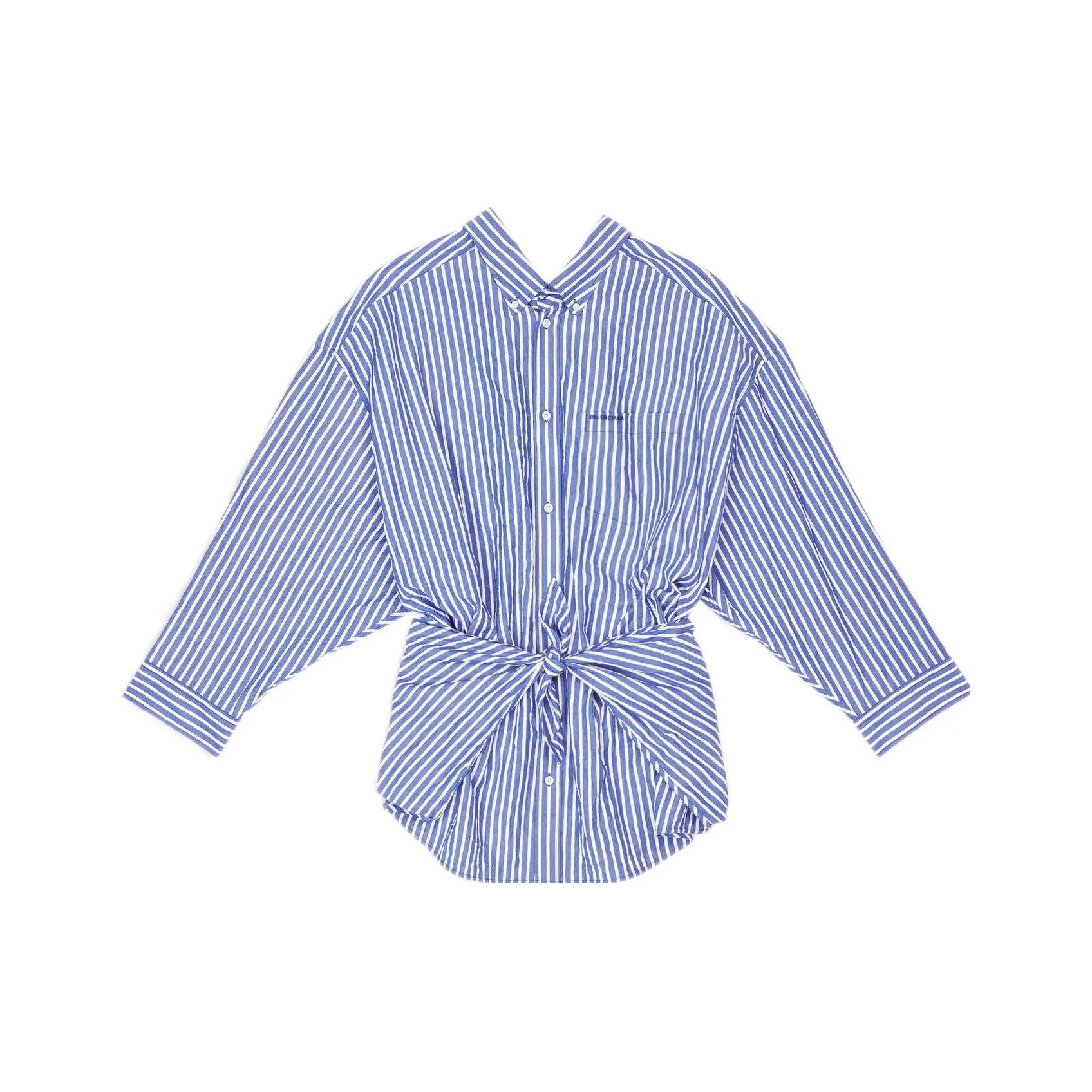 Balenciaga SS22 Рубашка Женская Синяя