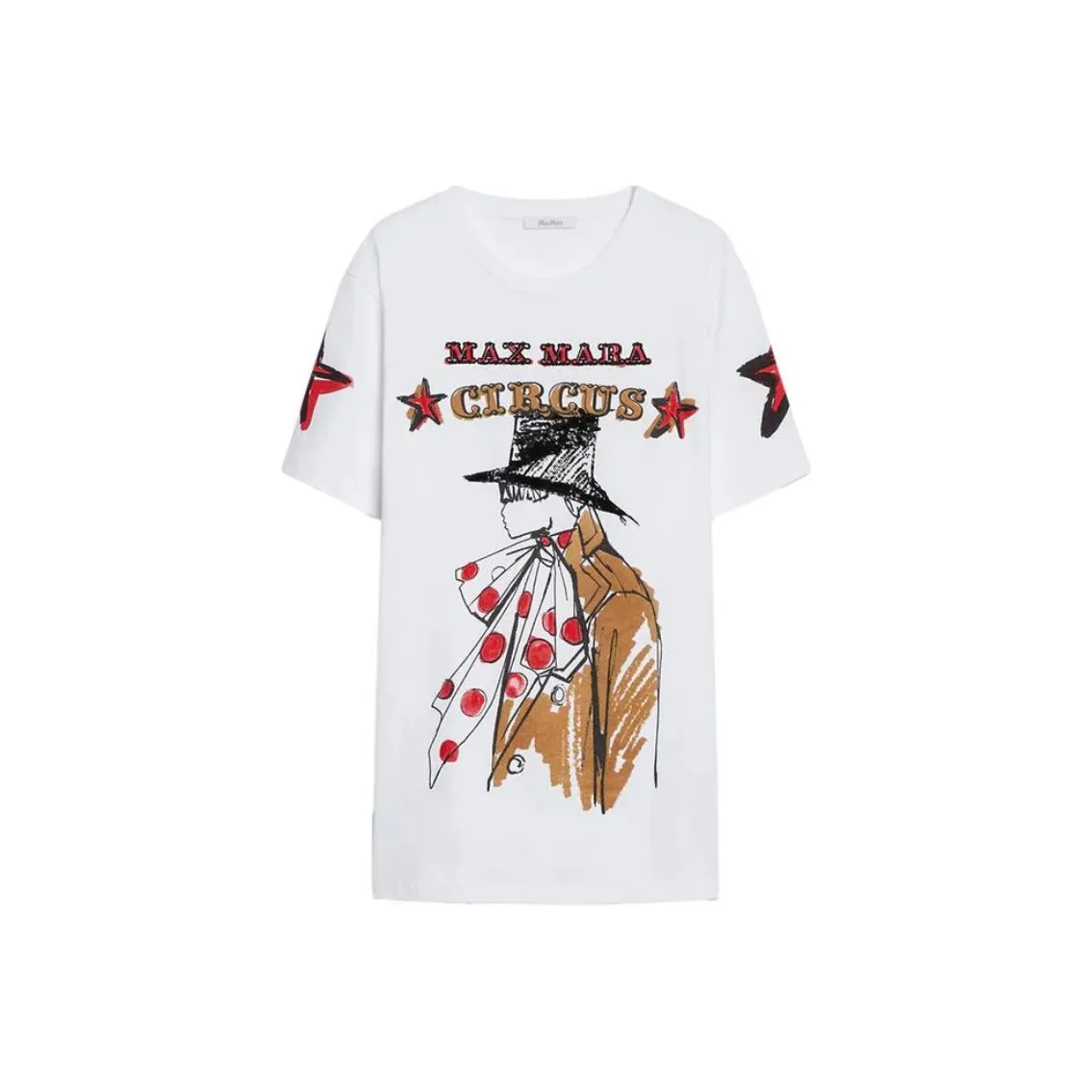 Max Mara Graphic Printed Crewneck T Shirt