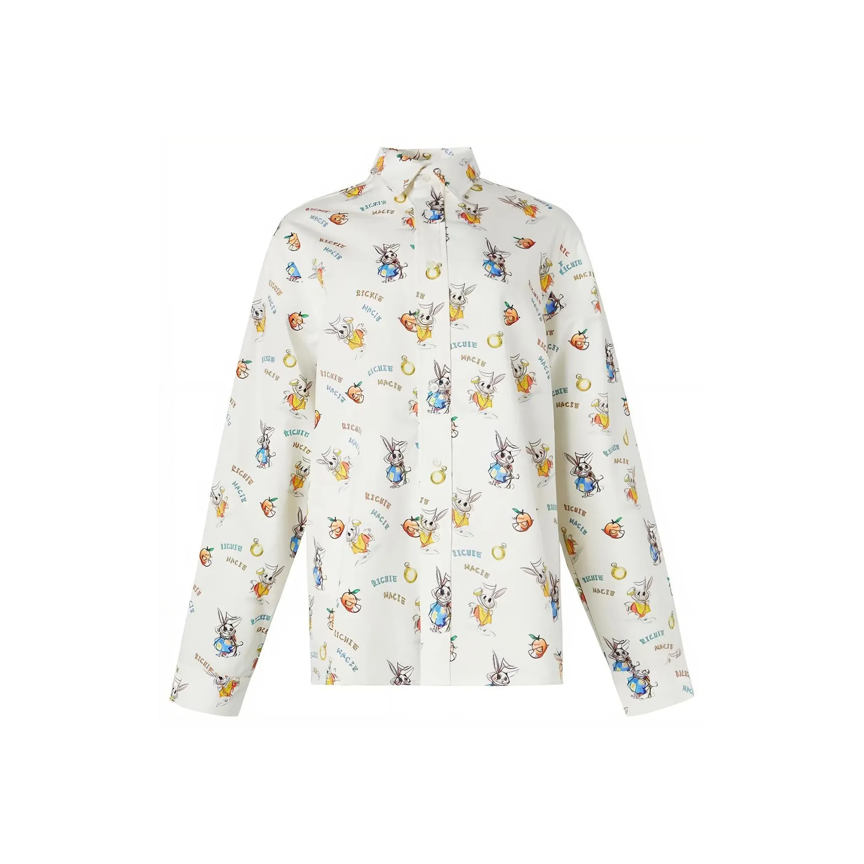 Richie Macie Рубашка Унисекс Айвори Белый