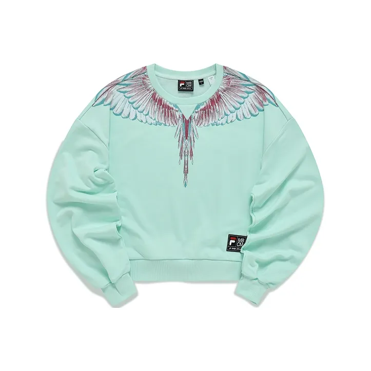 FILA FUSION X MARCELO BURLON Толстовка Женская Serene Зеленая