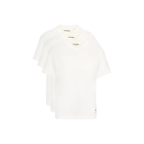 JIL SANDER 1 комплект 3 шт Белые Женские футболки