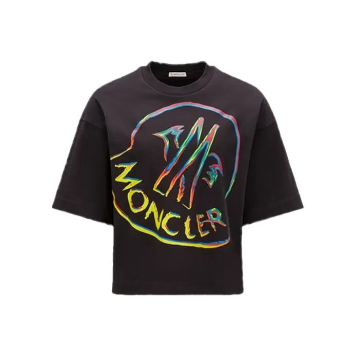 Moncler Logo print Cotton T shirt