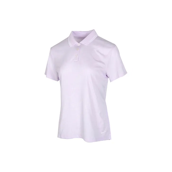 Nike Dri Fit Polo Shirts Women's Light Purple