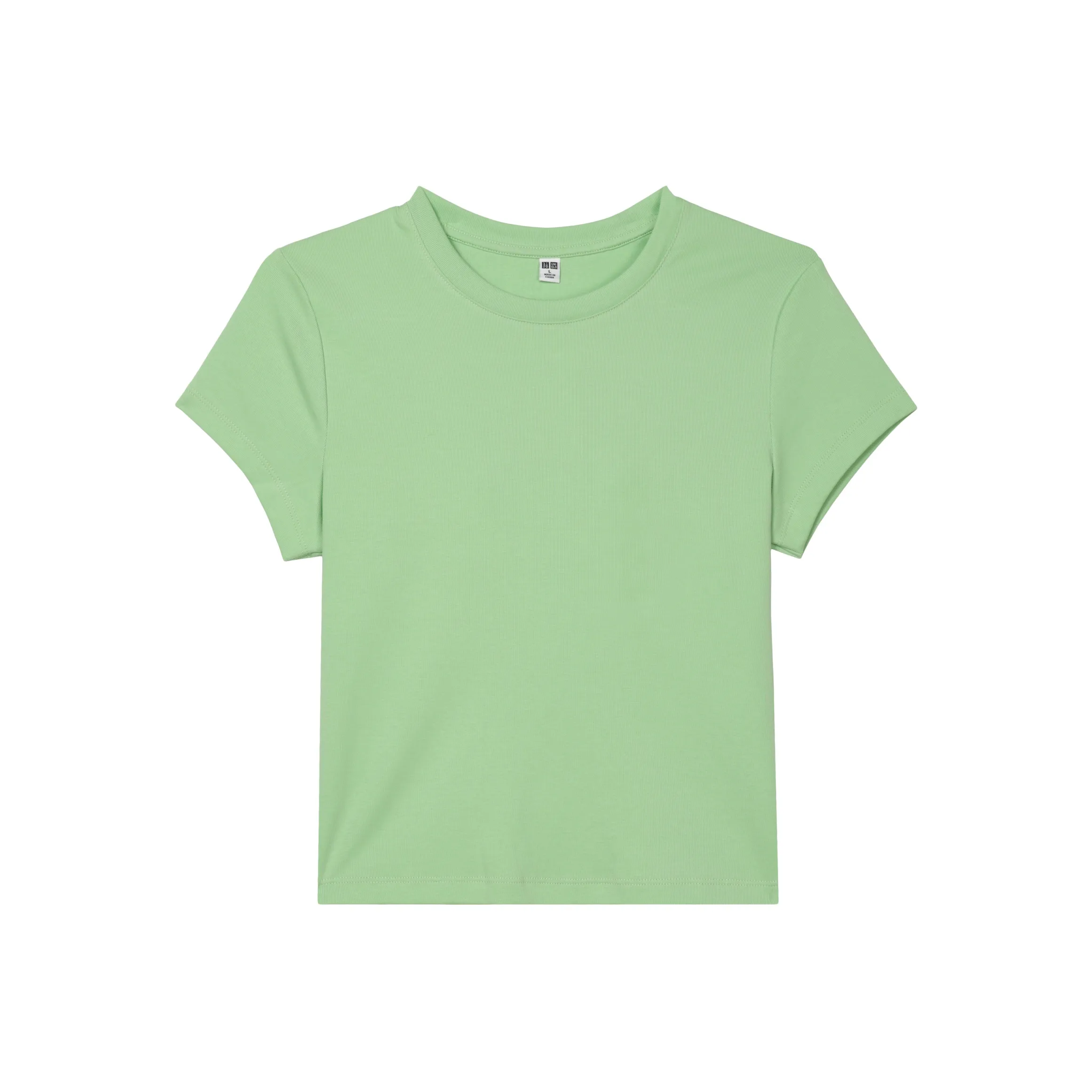 UNIQLO T-рубашка Женская Изумрудно-зеленая