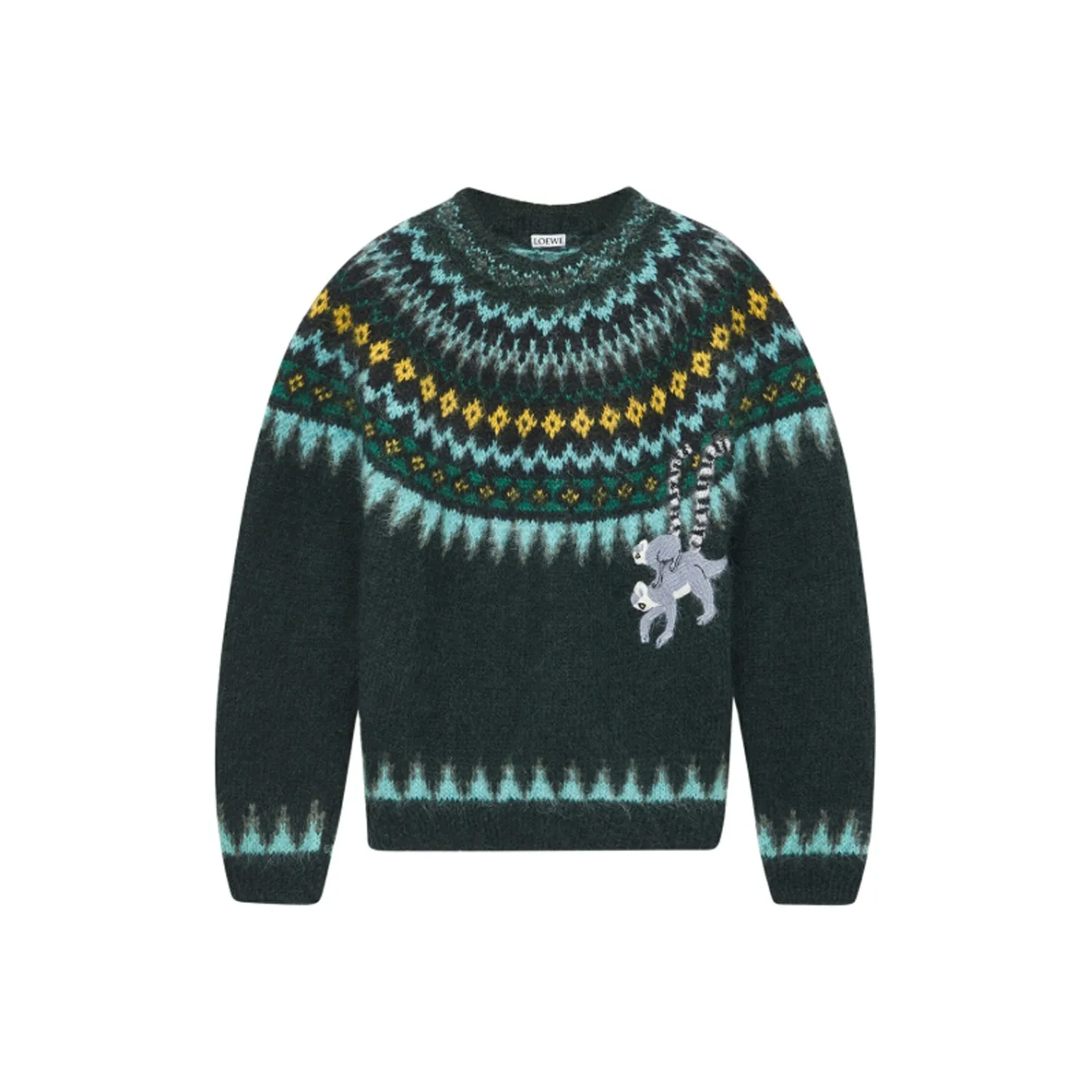 LOEWE Sweaters Women's Dark Khaki Green
