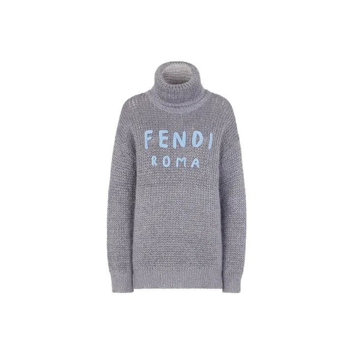 FENDI SS22 Sweater Women's Gray