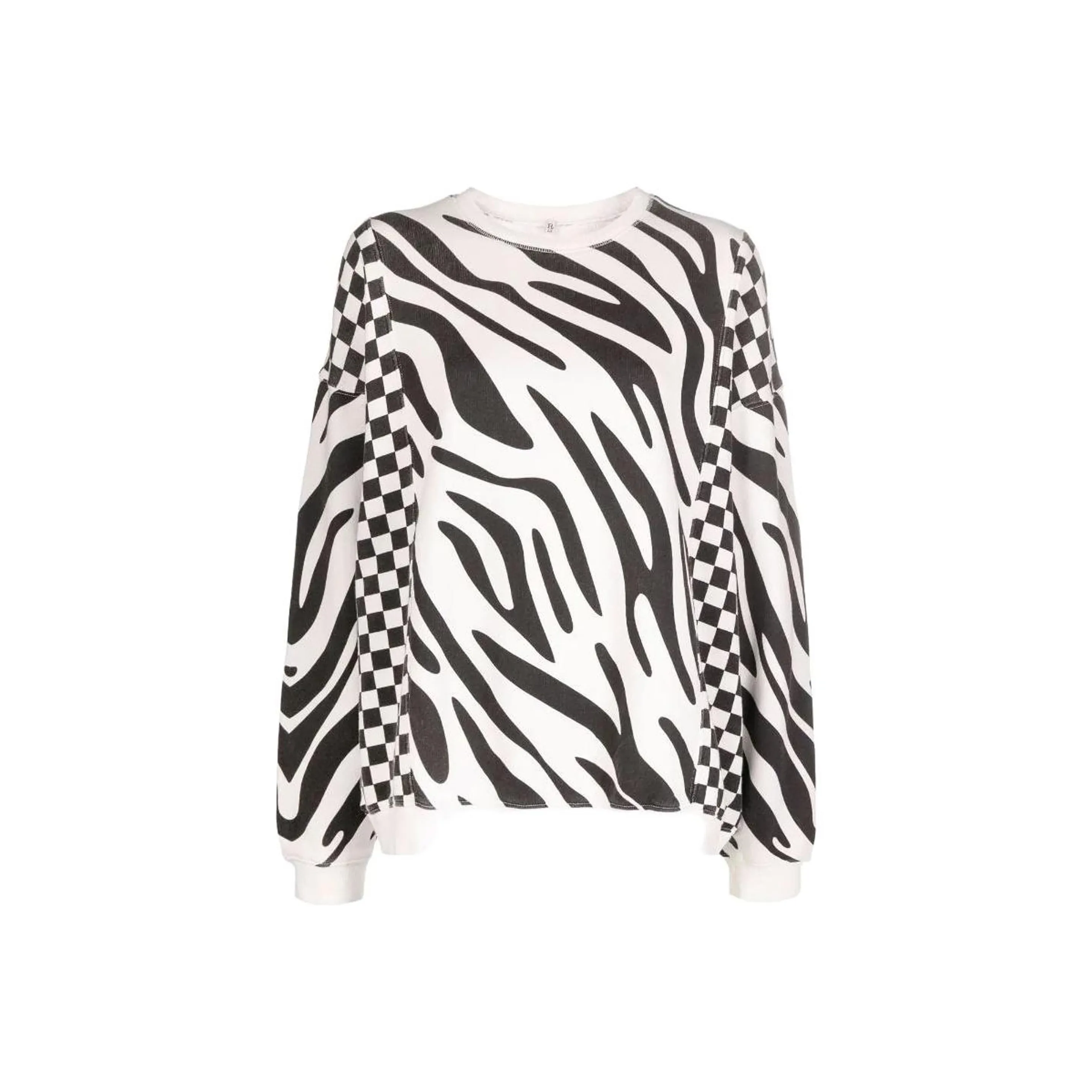 R13 Tiger print Cotton Sweatshirt