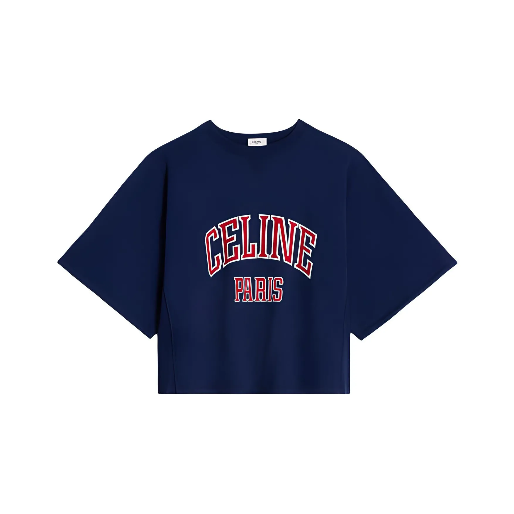 CELINE Paris Loose Sweatshirt In Cotton Fleece