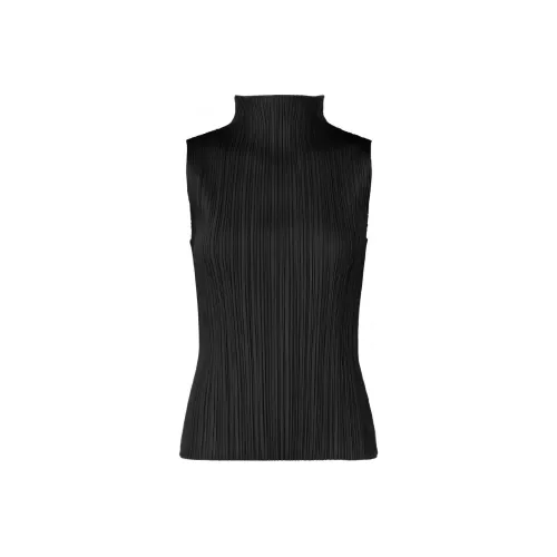 PLEATS PLEASE ISSEY MIYAKE Черные Женские Камисоли